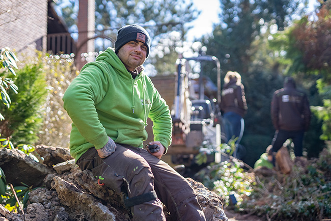 Als Dachdecker in den GaLaBau