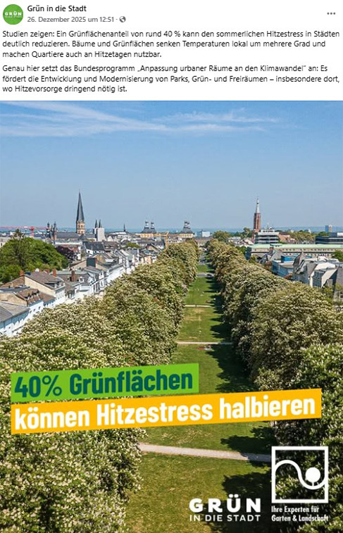 Social Media Kanäle des BGLs