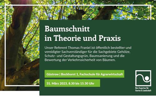 Seminar "Baumschnitt in Theorie und Praxis" 31.03.2023