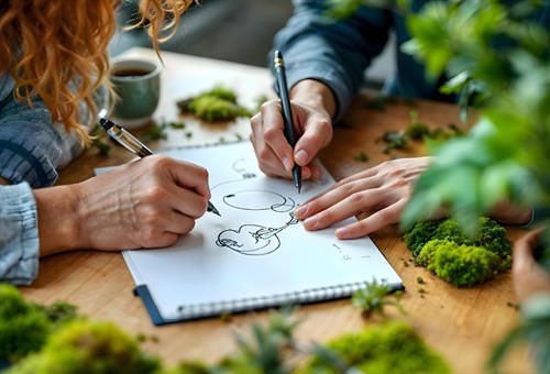 WdA „Urban Sketching – Visualisierung am Klemmbrett“